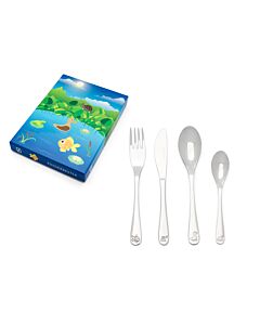 Kinderbesteck 4tlg Gartenteichtiere Edels.