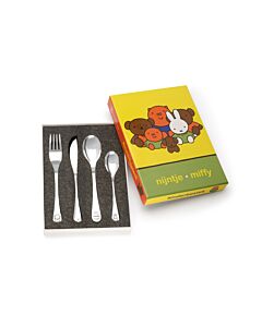 Kinderbesteck 4-teilig Miffy Freunde Edelstahl