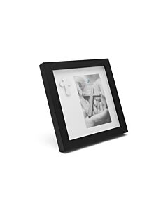 Bilderrahmen mit Kreuz 10x15 pp schwarz