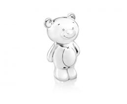 Spardose Bär Twinkle silbrig